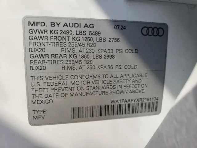 2024 AUDI Q5 PRESTIGE 45  