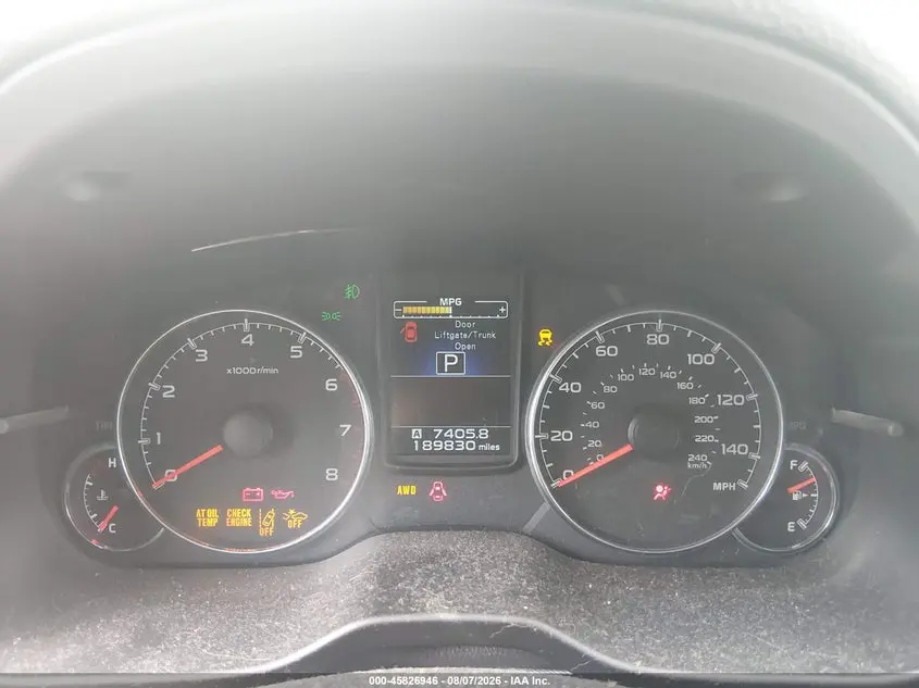 2014 SUBARU OUTBACK 2.5I LIMITED