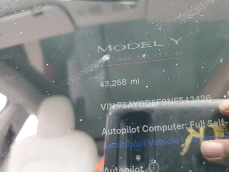 2022 TESLA MODEL Y