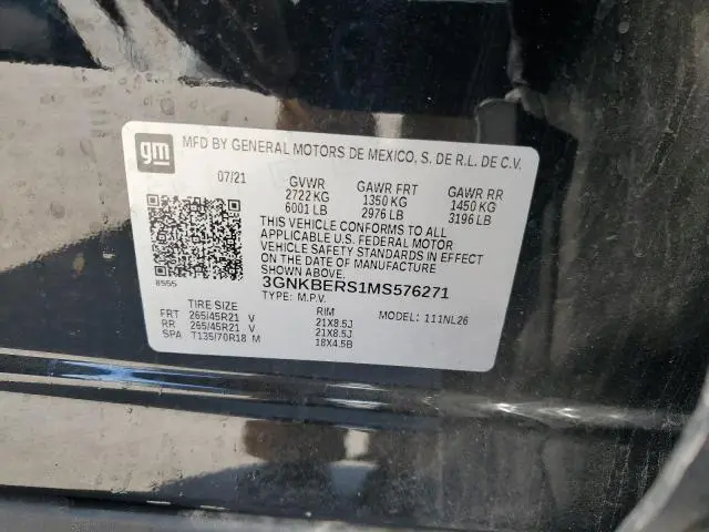 2021 CHEVROLET BLAZER RS  