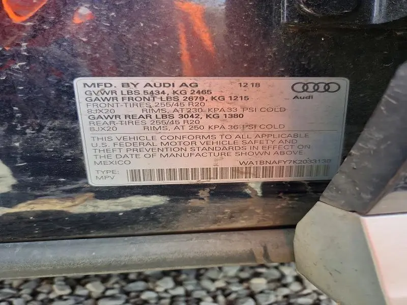 2019 AUDI Q5 PREMIUM PLUS  