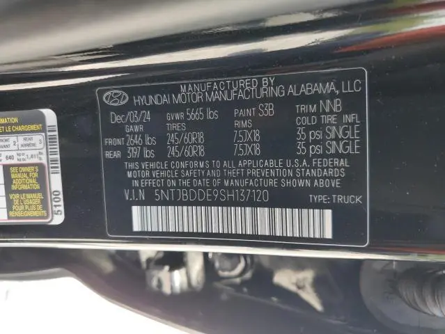 2025 HYUNDAI SANTA CRUZ SEL  