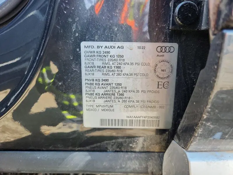2023 AUDI Q5 KOMFORT 45  