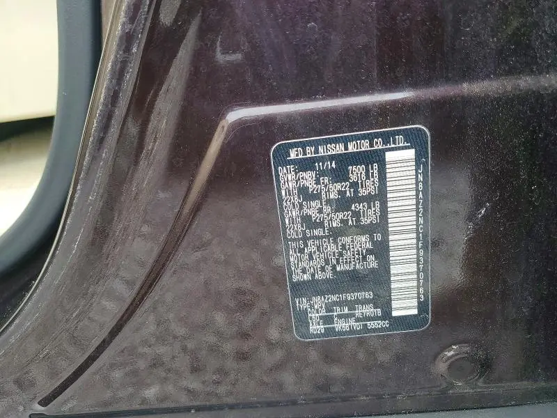 2015 INFINITI QX80 BASE  