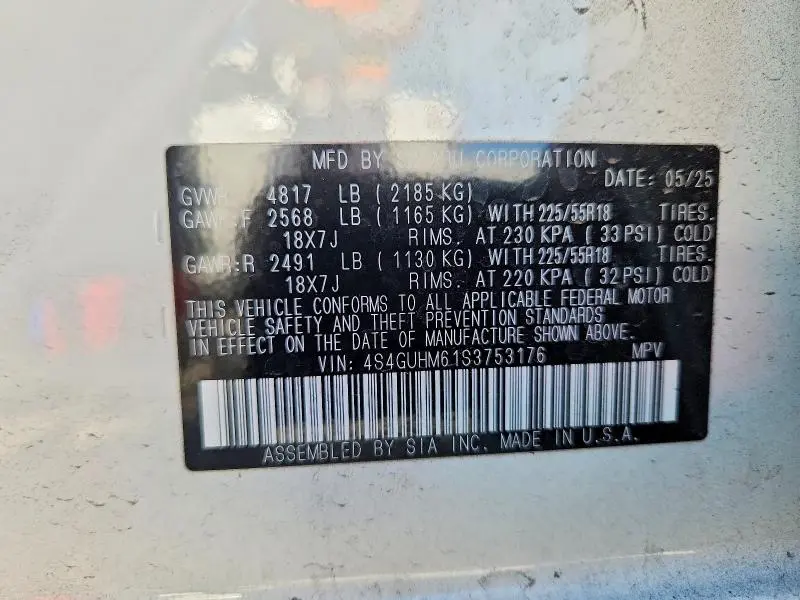 2025 SUBARU CROSSTREK LIMITED  