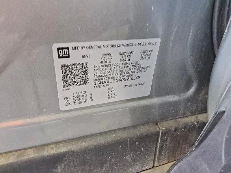 2023 CHEVROLET EQUINOX LT  