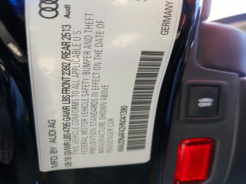 2017 AUDI A4 PREMIUM  