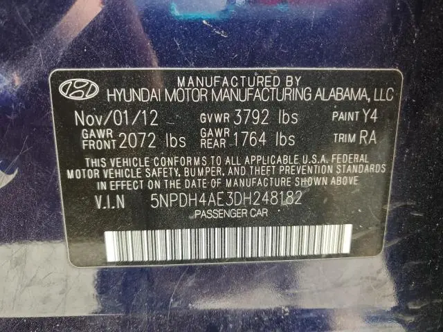 2013 HYUNDAI ELANTRA GLS  