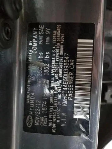 2013 HYUNDAI ACCENT GLS  