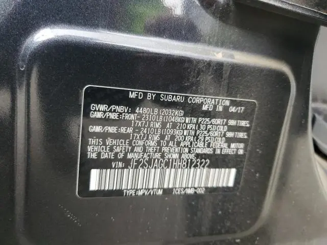 2017 SUBARU FORESTER 2.5I PREMIUM  