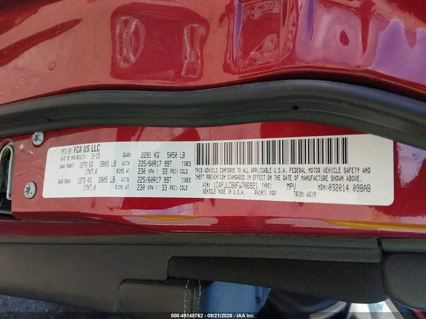 2015 JEEP CHEROKEE LATITUDE