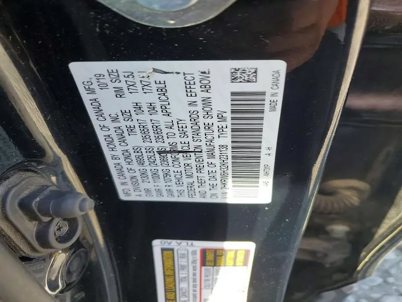 2019 HONDA CR-V LX  
