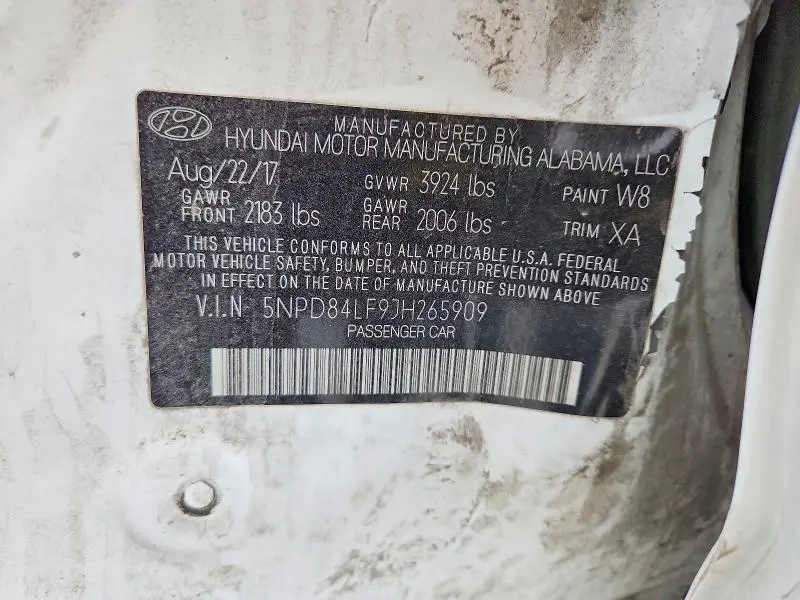 2018 HYUNDAI ELANTRA VALUE EDITION  