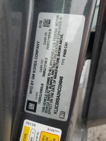2022 CHEVROLET SPARK LS  