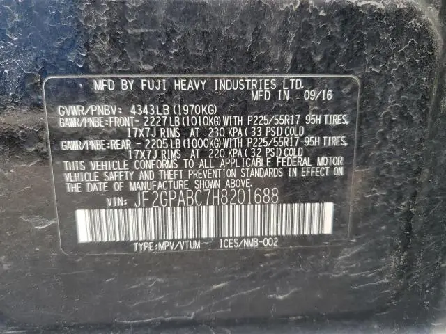 2017 SUBARU CROSSTREK PREMIUM