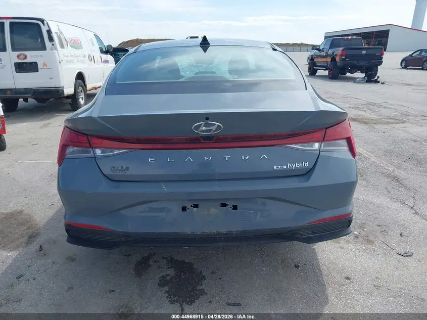 2023 HYUNDAI ELANTRA HYBRID BLUE