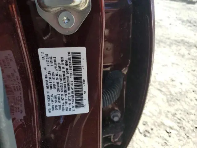 2017 HONDA ACCORD TOURING  