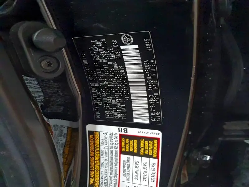 2021 TOYOTA AVALON XSE  