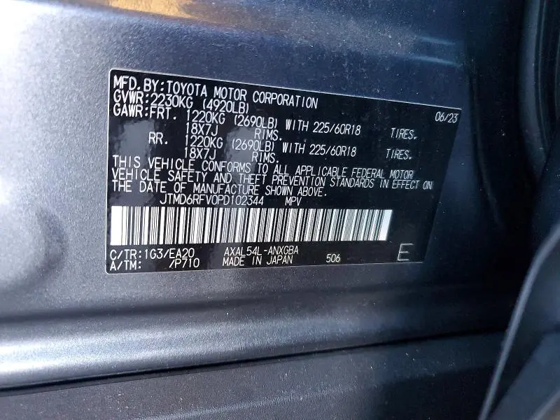 2023 TOYOTA RAV4 LIMITED  
