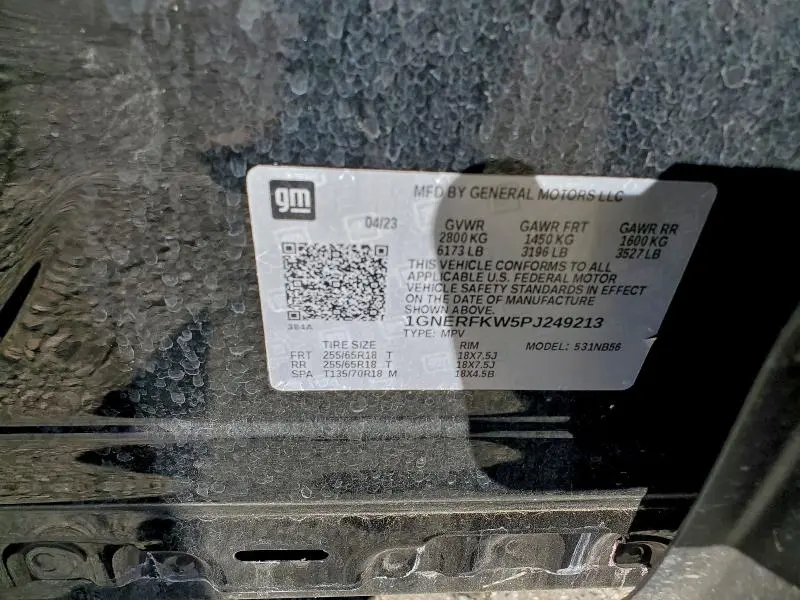 2023 CHEVROLET TRAVERSE LS  