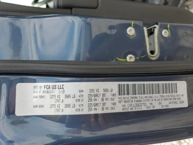 2019 JEEP CHEROKEE LATITUDE  