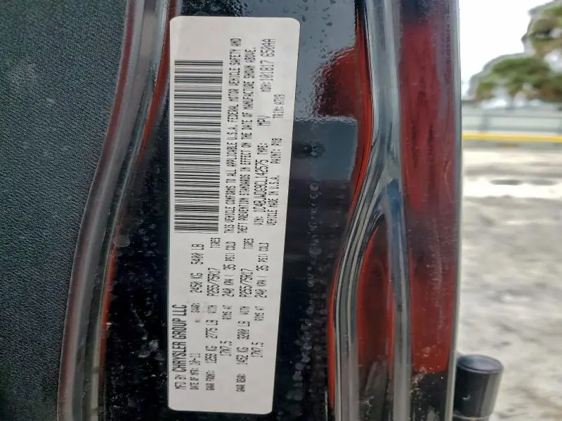 2012 JEEP WRANGLER UNLIMITED SPORT  