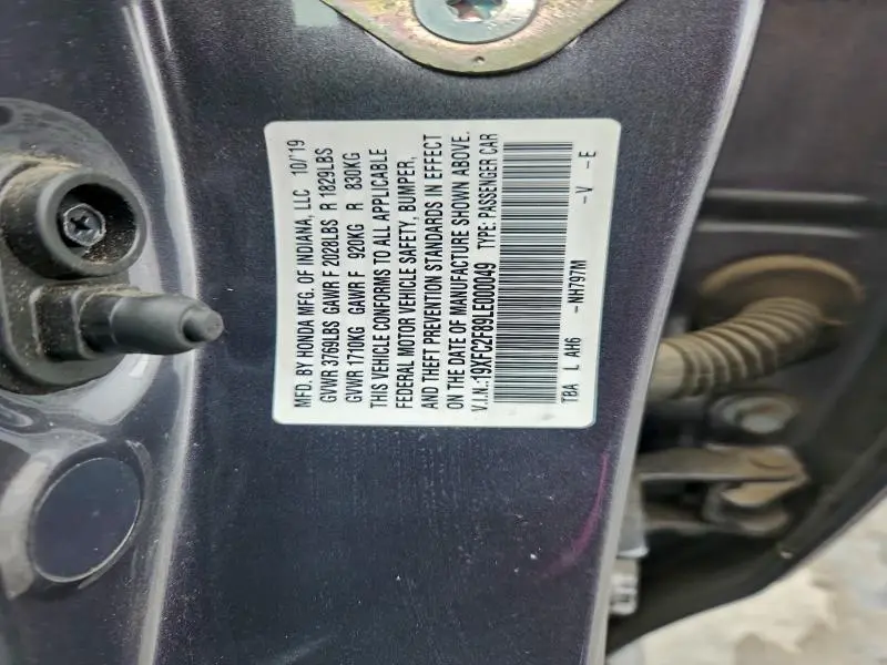 2020 HONDA CIVIC SPORT  