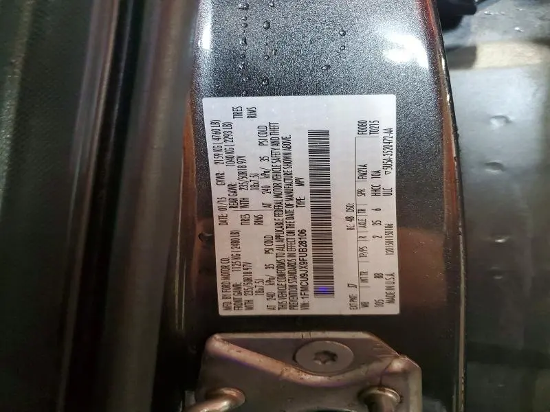 2015 FORD ESCAPE TITANIUM  