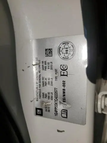 2012 BUICK VERANO   