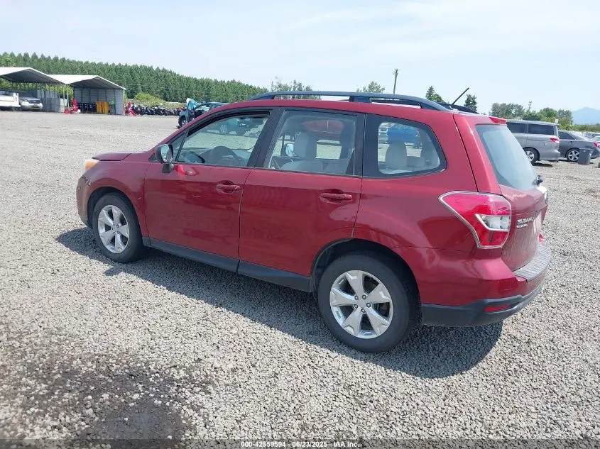 2015 SUBARU FORESTER 2.5I
