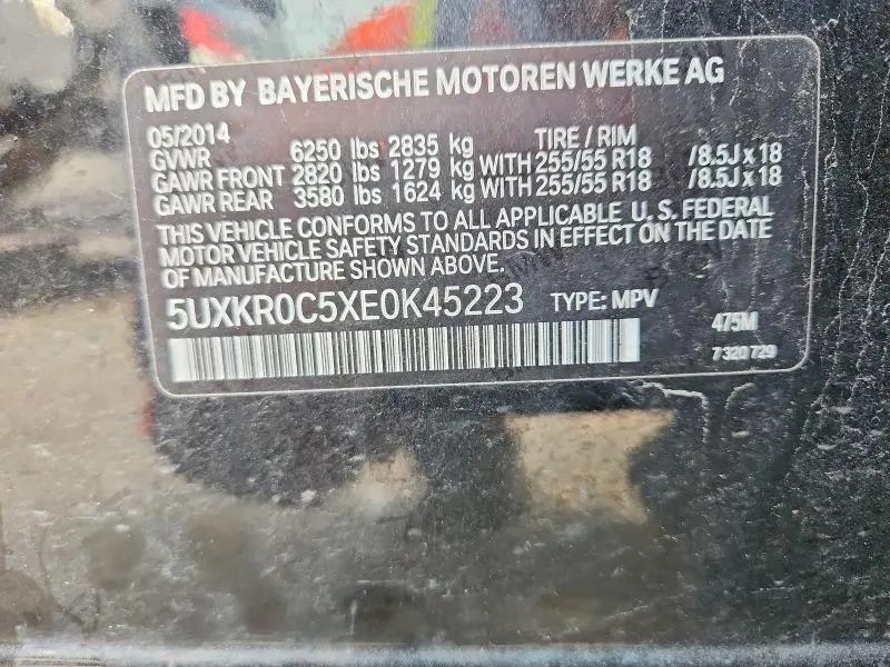 2014 BMW X5 XDRIVE35I  