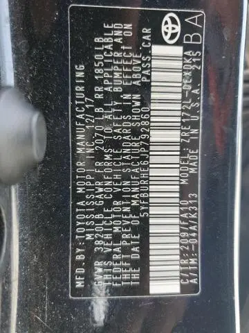 2018 TOYOTA COROLLA L  