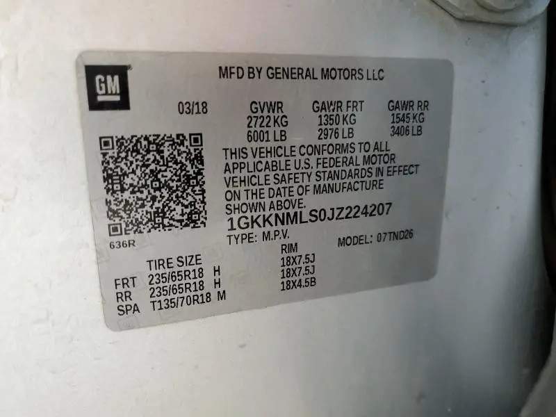 2018 GMC ACADIA SLT-1