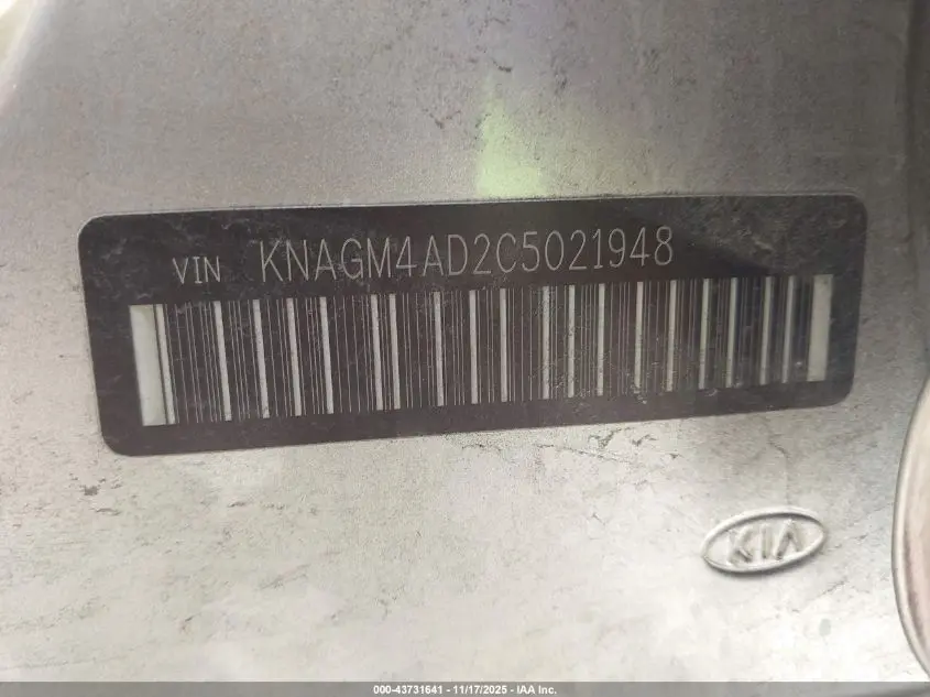 2012 KIA OPTIMA HYBRID EX