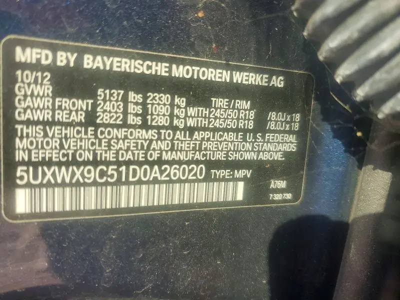 2013 BMW X3 XDRIVE28I  