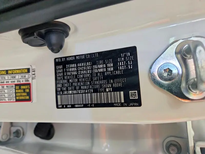 2019 HONDA CR-V EXL  