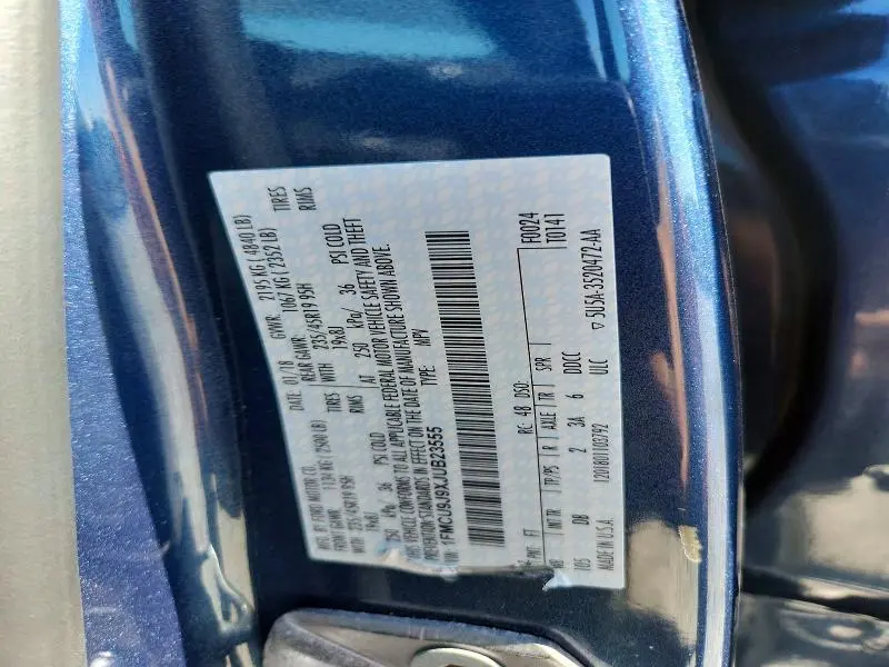 2018 FORD ESCAPE TITANIUM  