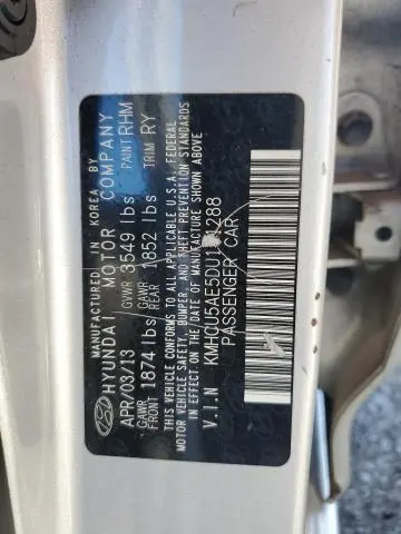 2013 HYUNDAI ACCENT GLS  