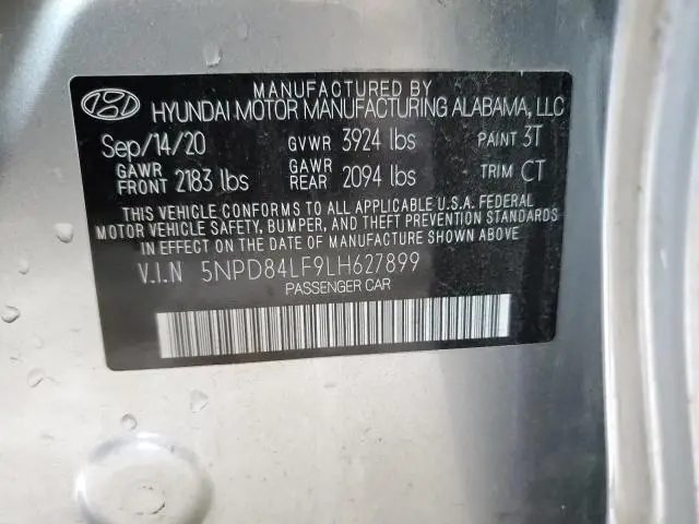 2020 HYUNDAI ELANTRA SEL  