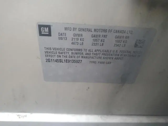 2014 CHEVROLET IMPALA LTZ  