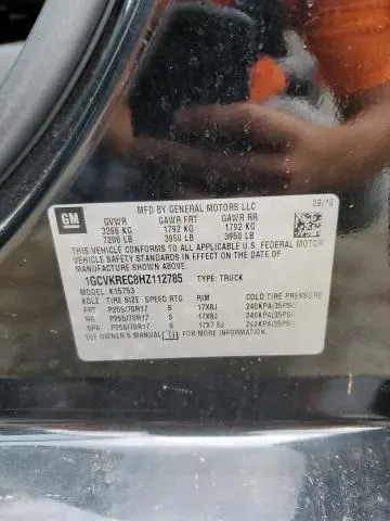 2017 CHEVROLET SILVERADO K1500 LT
