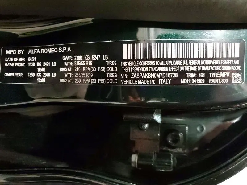 2021 ALFA ROMEO STELVIO TI  