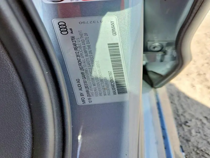 2016 AUDI A6 PREMIUM PLUS  