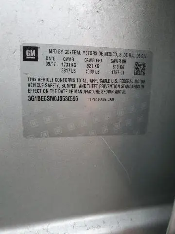 2018 CHEVROLET CRUZE LT  