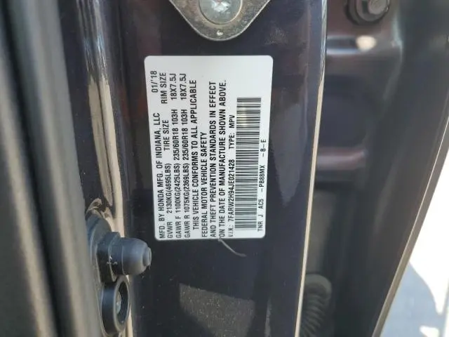 2018 HONDA CR-V TOURING  