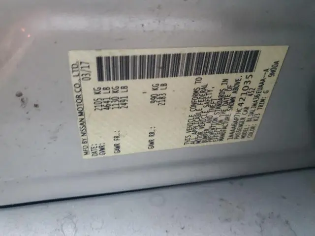 2017 NISSAN MAXIMA 3.5S  