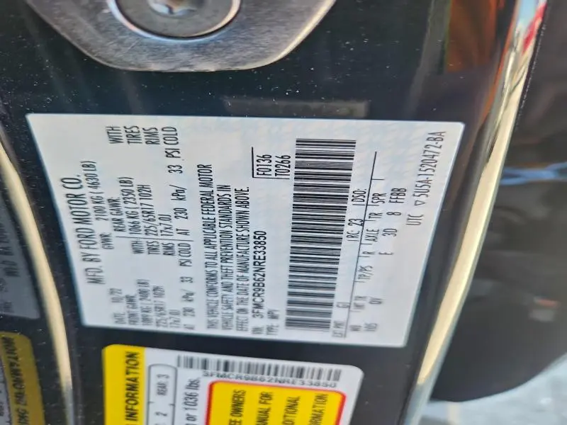 2022 FORD BRONCO SPORT BIG BEND  