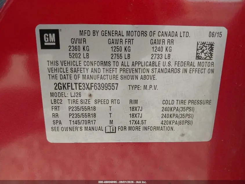 2015 GMC TERRAIN SLT-2