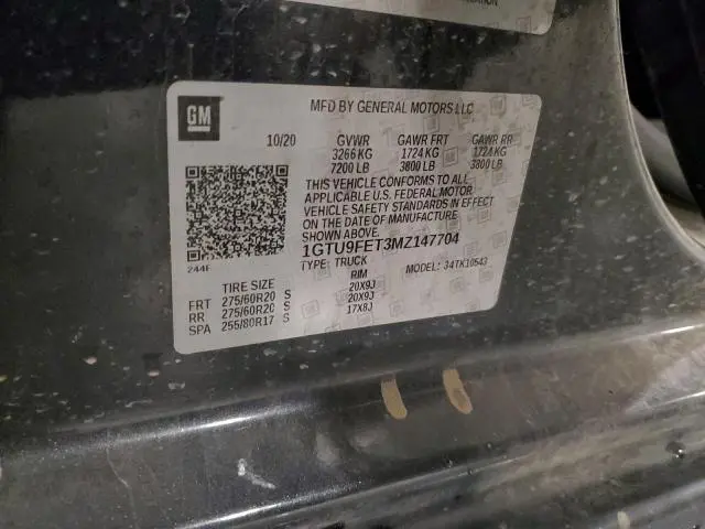 2021 GMC SIERRA K1500 DENALI  