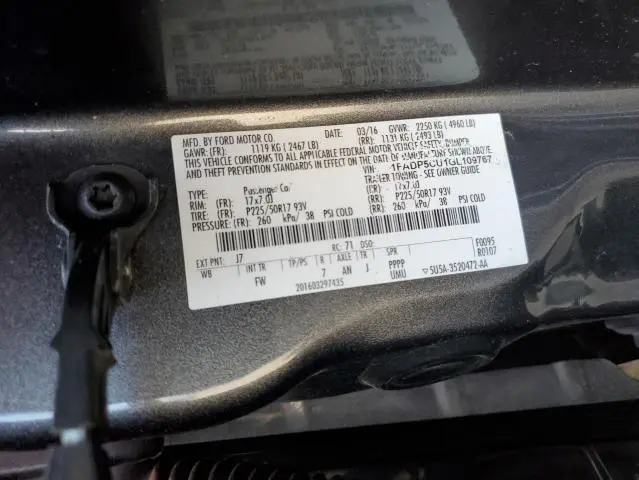2016 FORD C-MAX PREMIUM SEL  
